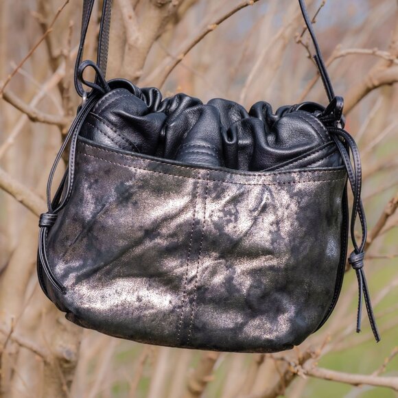 Rough & Tumble -Baby Borough Black with Gilded Pockets & Purple Lining - Picture 4 of 13